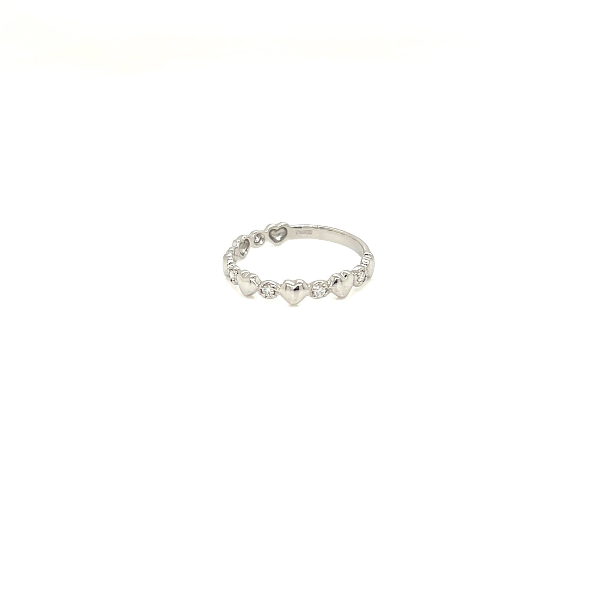 Pinky Heart Ring 0.05ct - JMW Jewelry Wholesale