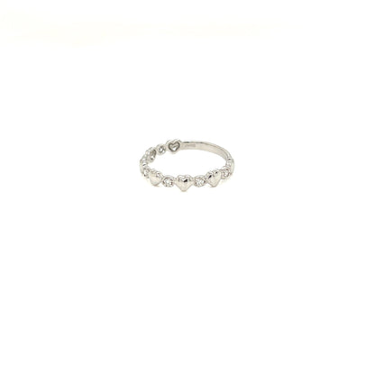 Pinky Heart Ring 0.05ct - JMW Jewelry Wholesale