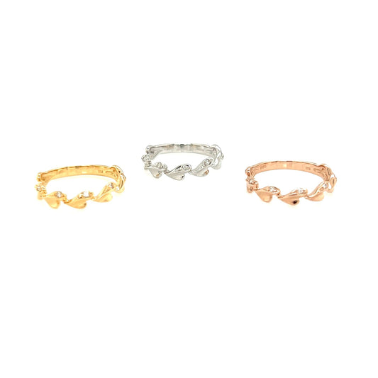 Pinky Loveleaf Ring 0.02ct - JMW Jewelry Wholesale