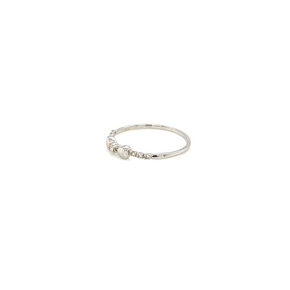 Pinky Ribbon Ring 0.04ct - JMW Jewelry Wholesale