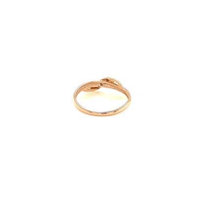 Pinky Streamline Wave Ring 0.03ct - JMW Jewelry Wholesale