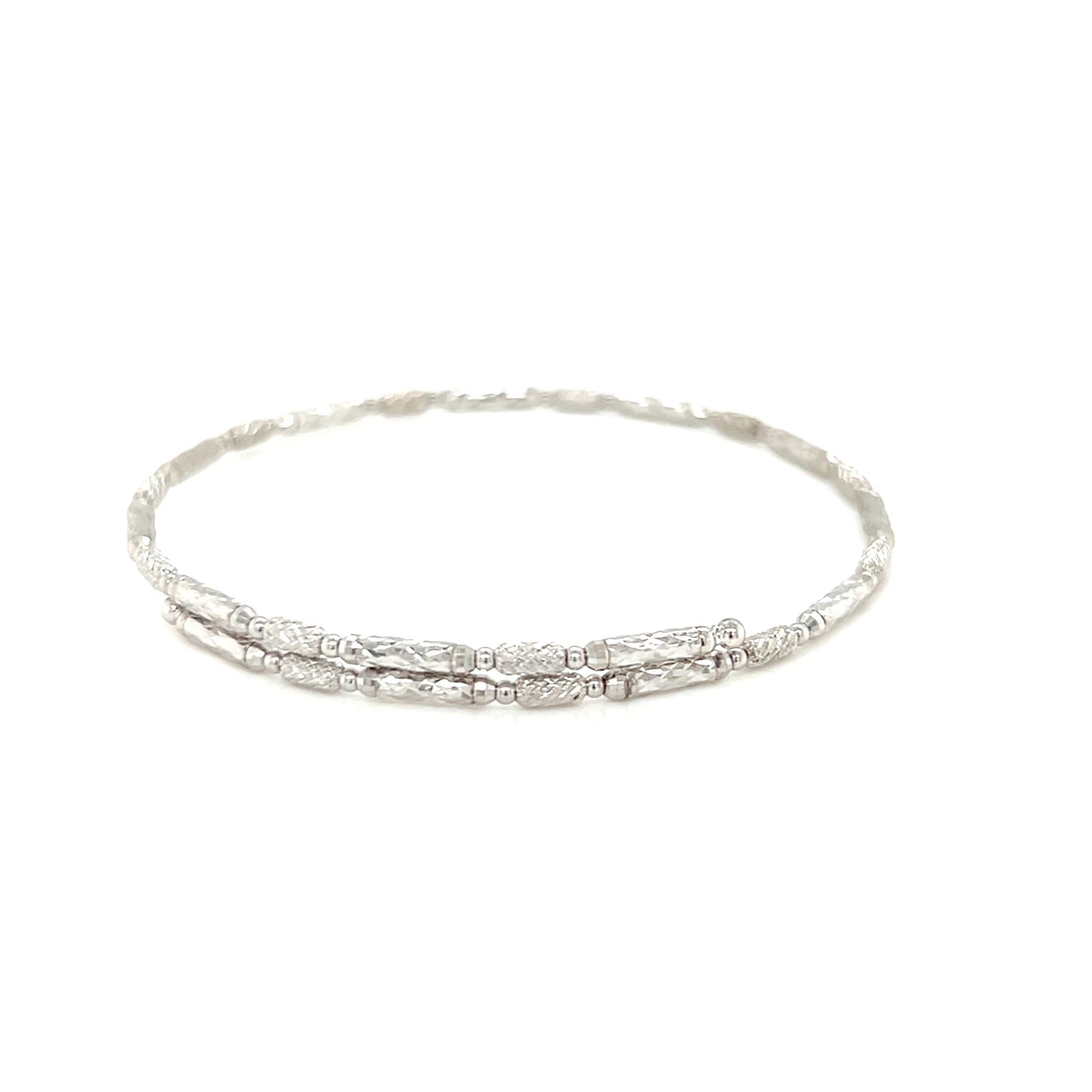 Plain Gold Flexi Bangle S - JMW Jewelry Wholesale