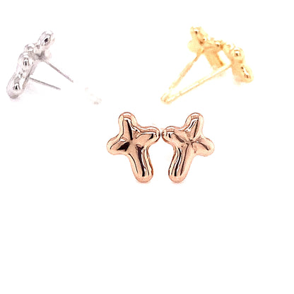 Plump Cross Earrings - JMW Jewelry Wholesale