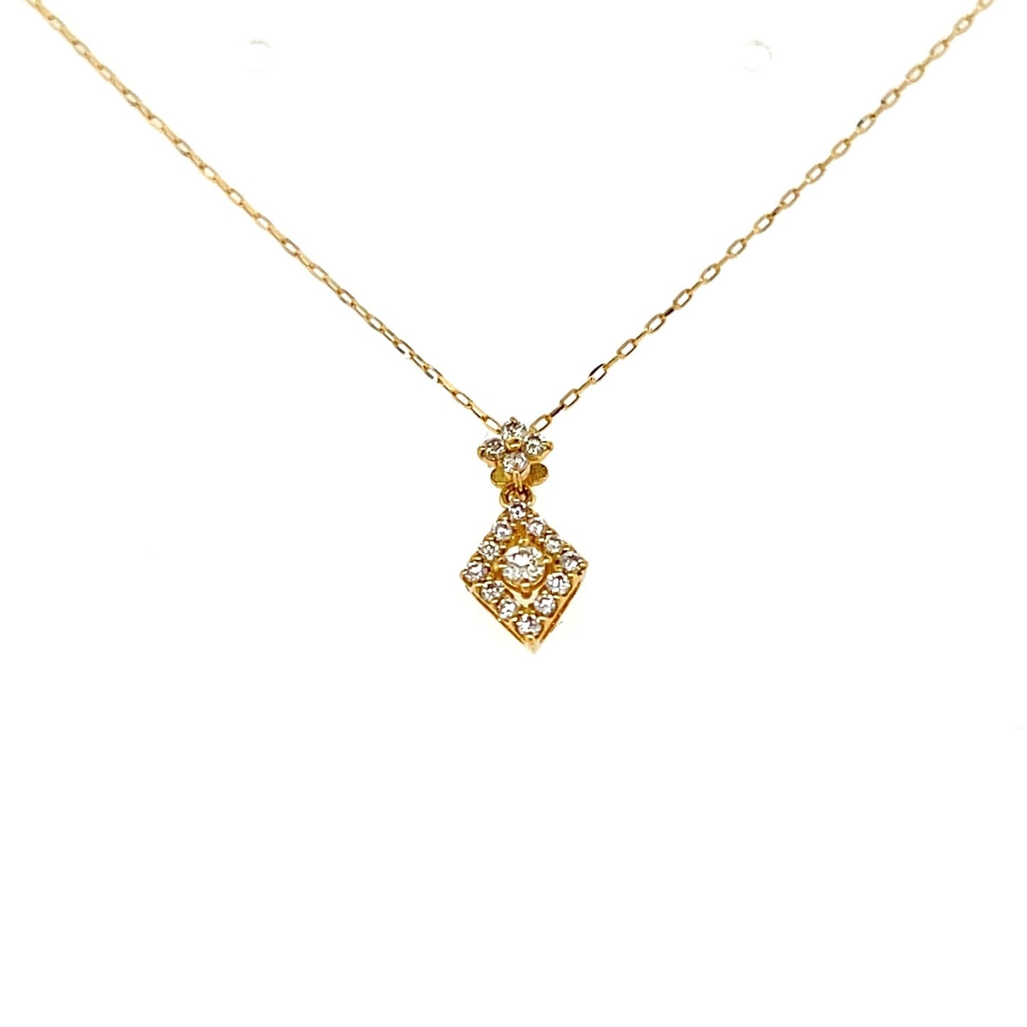 Rhombus Star Necklace 0.12ct - JMW Jewelry Wholesale