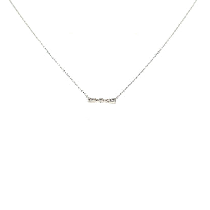 Ribbon Necklace 0.03ct - JMW Jewelry Wholesale