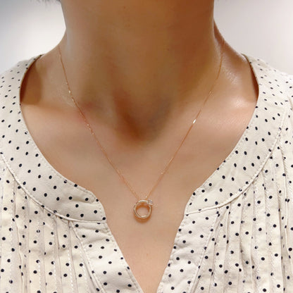 Ring Pendant Necklace S 0.01ct - JMW Jewelry Wholesale