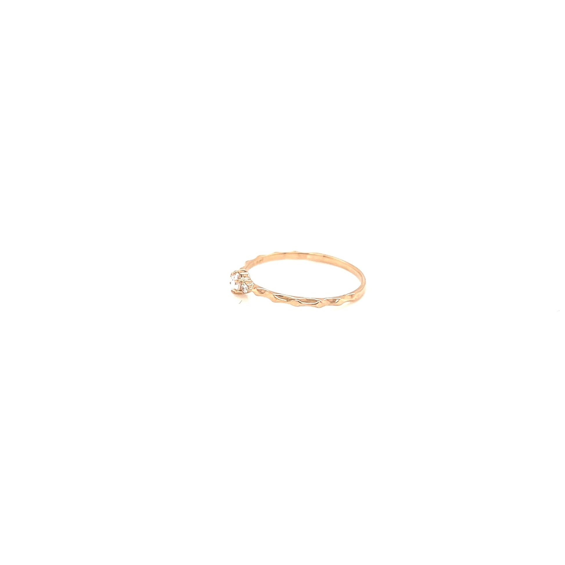 Rose cut Dia Rough ring 0.08/0.02ct - JMW Jewelry Wholesale