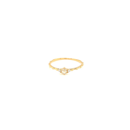 Rose cut Dia Rough ring 0.08/0.02ct - JMW Jewelry Wholesale