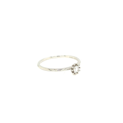 Rose cut Single Dia Sunflower Ring 0.08ct - JMW Jewelry Wholesale
