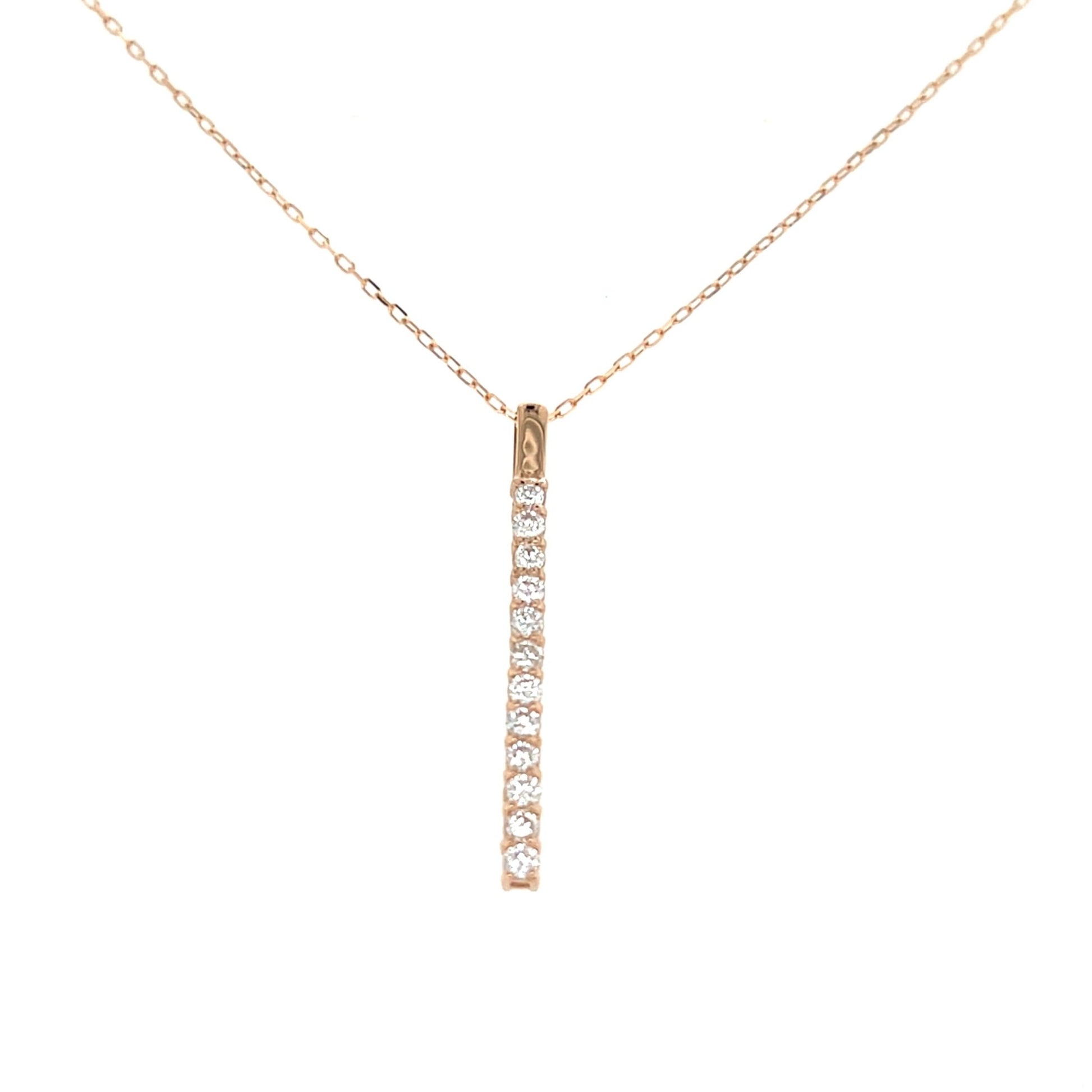 Row Necklace 0.3ct - JMW Jewelry Wholesale