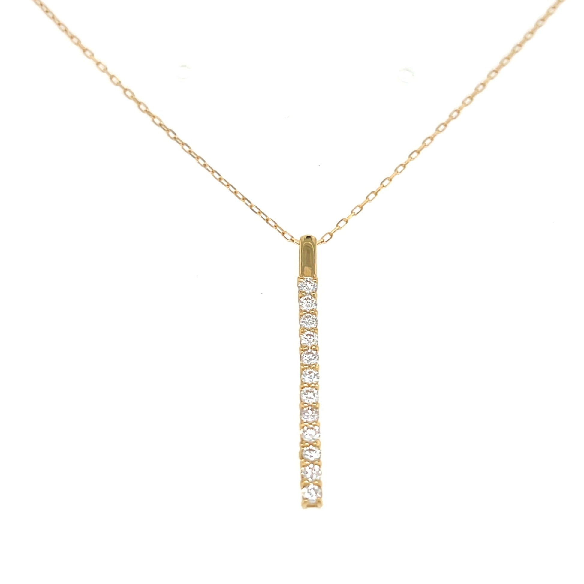Row Necklace 0.3ct - JMW Jewelry Wholesale