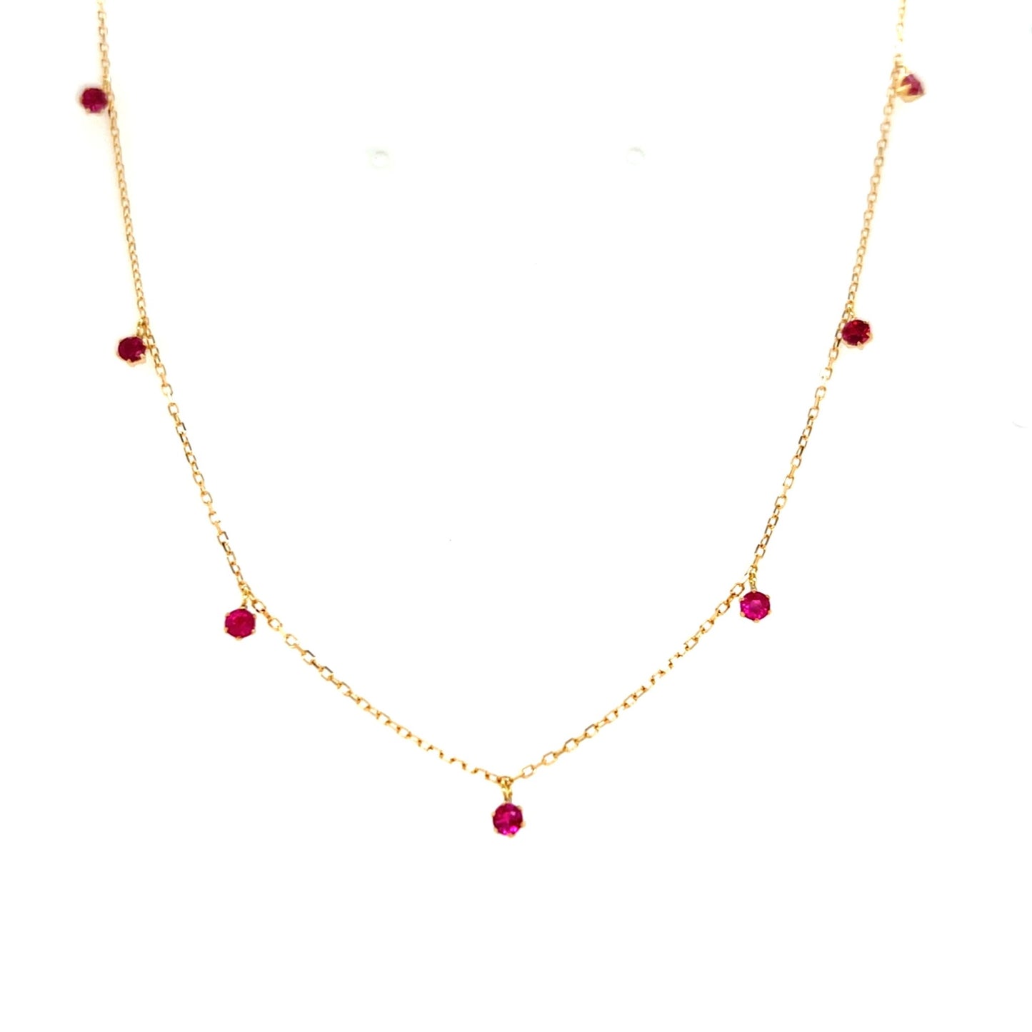 Ruby Station N Necklace 0.5ct - JMW Jewelry Wholesale