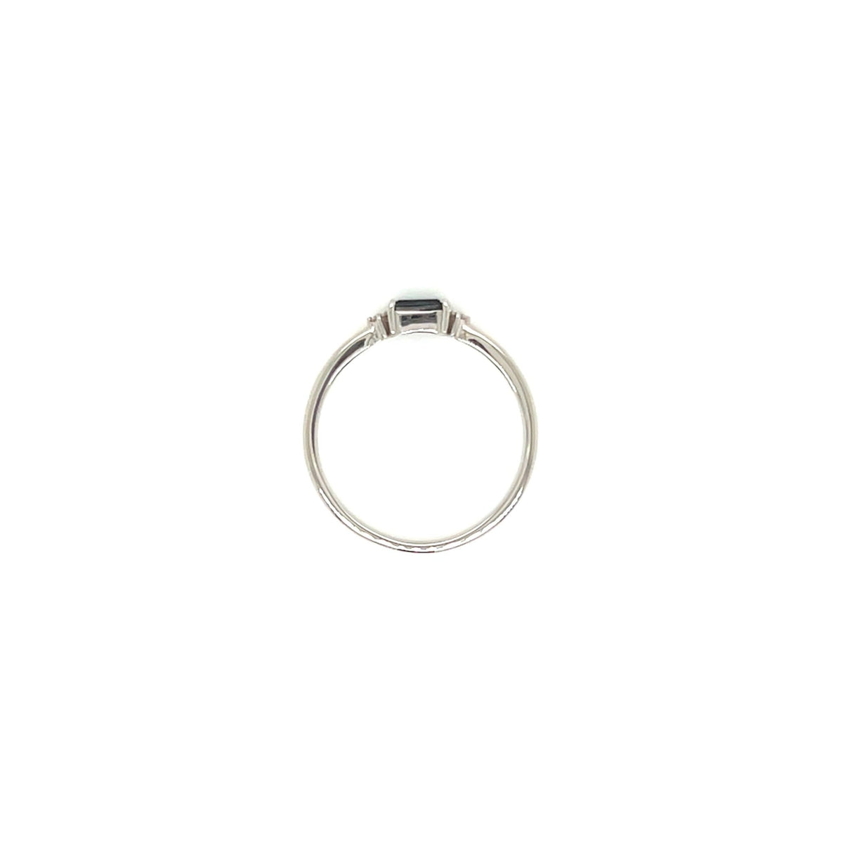 Sapphire Baguette with Dia Ring 0.02ct - JMW Jewelry Wholesale