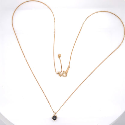 Single Black Dia Necklace 0.3ct - JMW Jewelry Wholesale