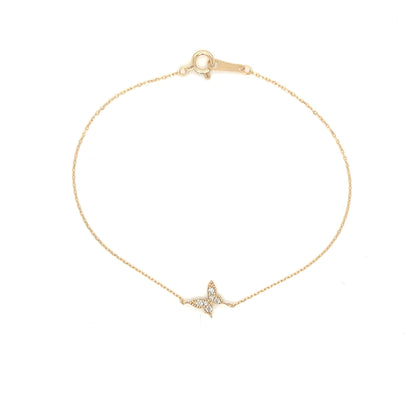 Single Butterfly Bracelet 0.05ct - JMW Jewelry Wholesale