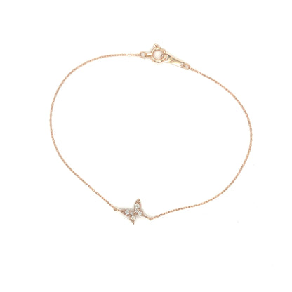 Single Butterfly Bracelet 0.05ct - JMW Jewelry Wholesale