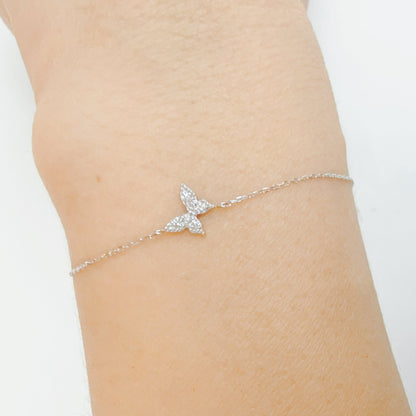 Single Butterfly Bracelet 0.05ct - JMW Jewelry Wholesale