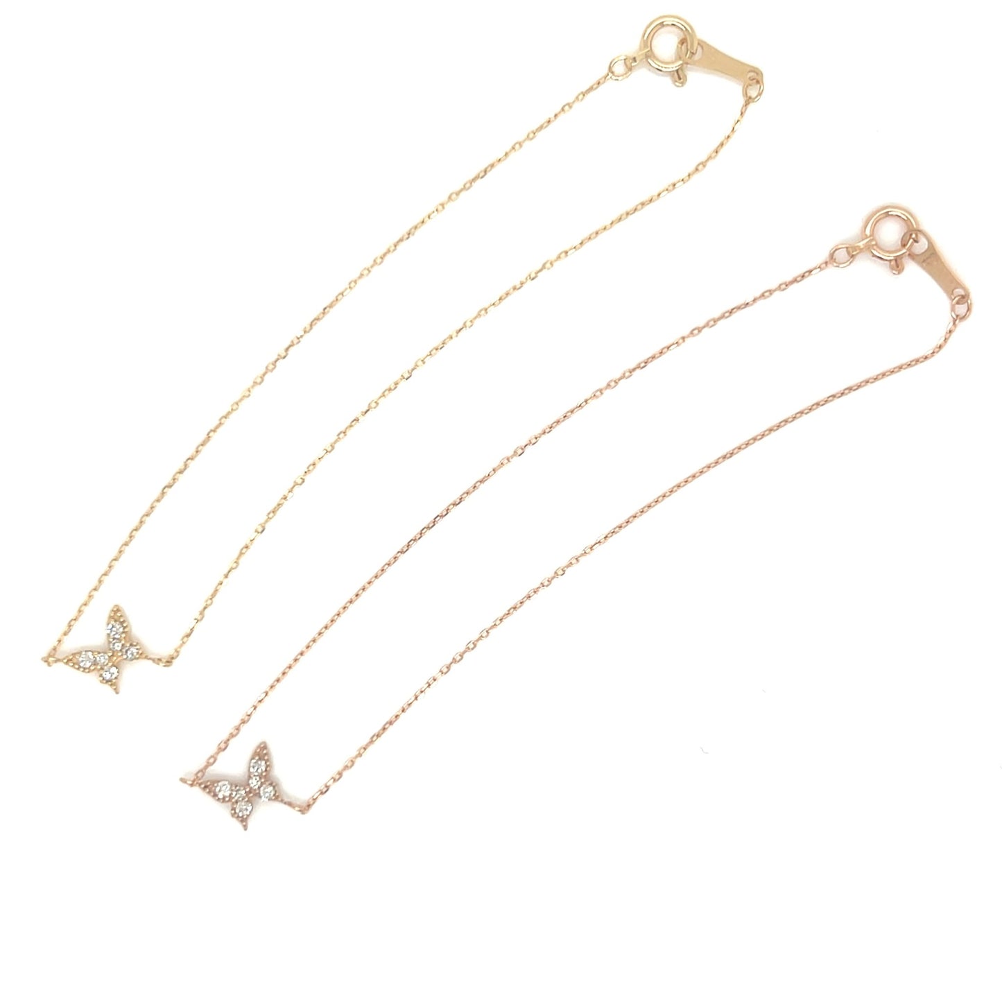 Single Butterfly Bracelet 0.05ct - JMW Jewelry Wholesale