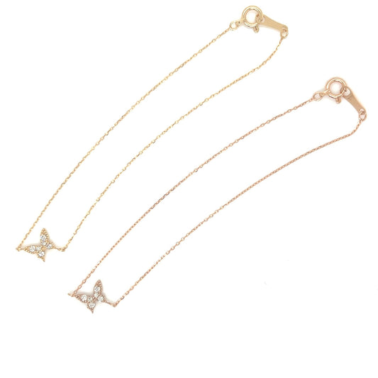 Single Butterfly Bracelet 0.05ct - JMW Jewelry Wholesale