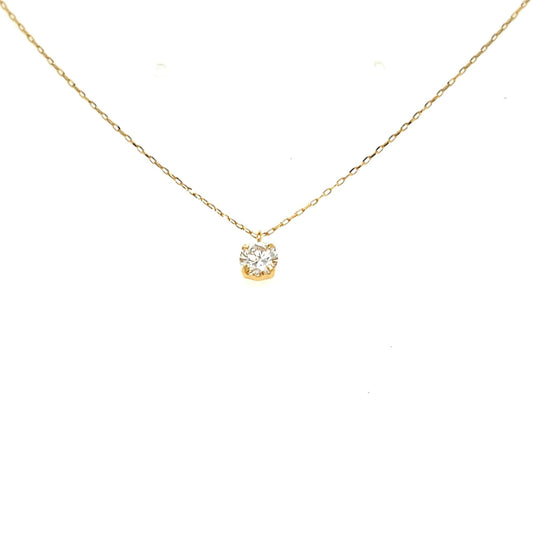 Single Dia 4 Prong Necklace 0.25ct - JMW Jewelry Wholesale