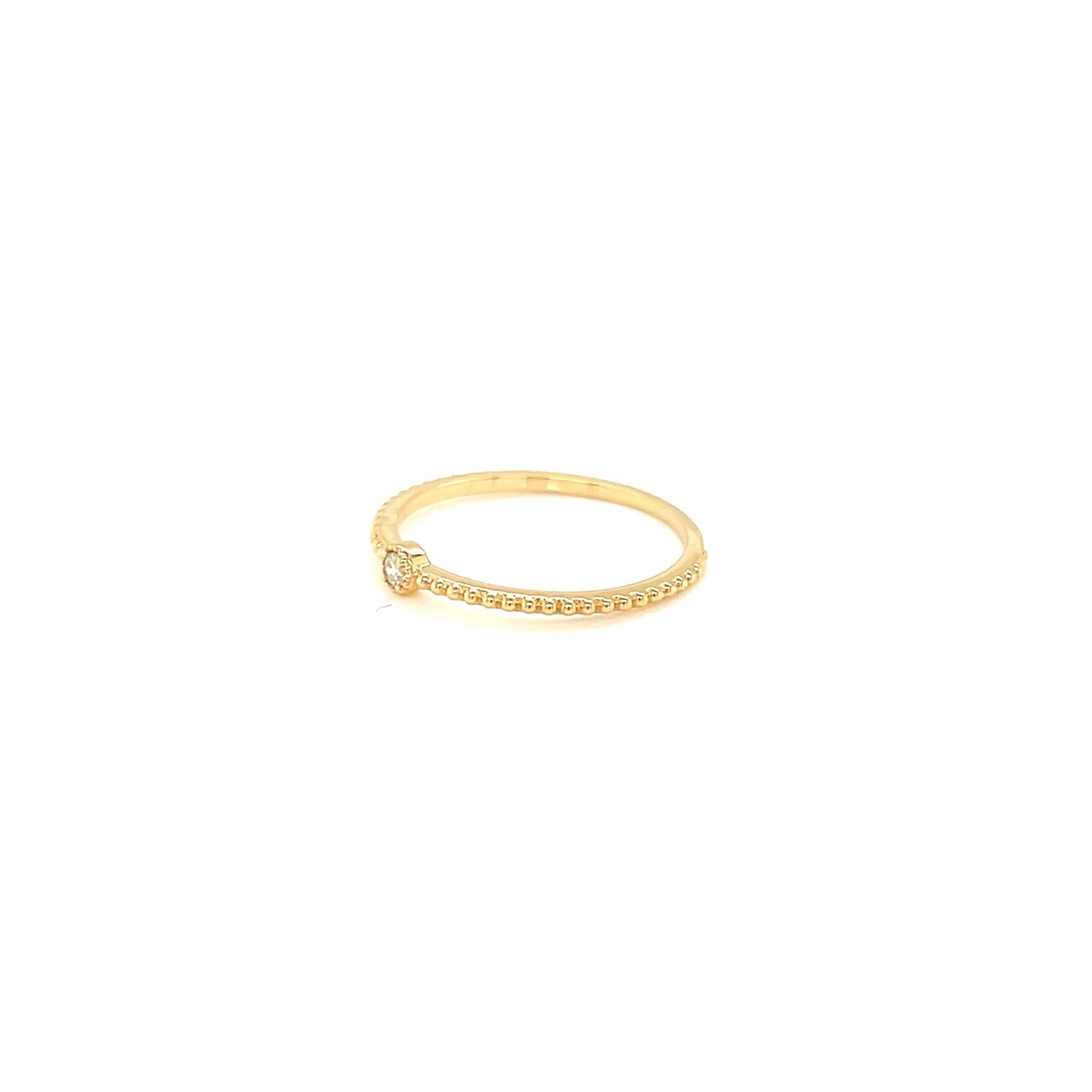 Single Dia Bezel Saw Ring 0.03ct - JMW Jewelry Wholesale