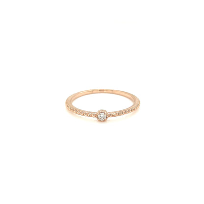 Single Dia Bezel Saw Ring 0.03ct - JMW Jewelry Wholesale