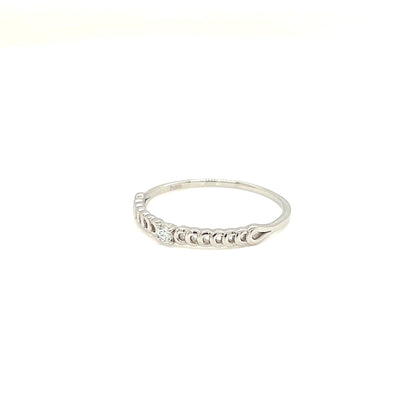 Single Dia Chain Ring 0.03ct - JMW Jewelry Wholesale