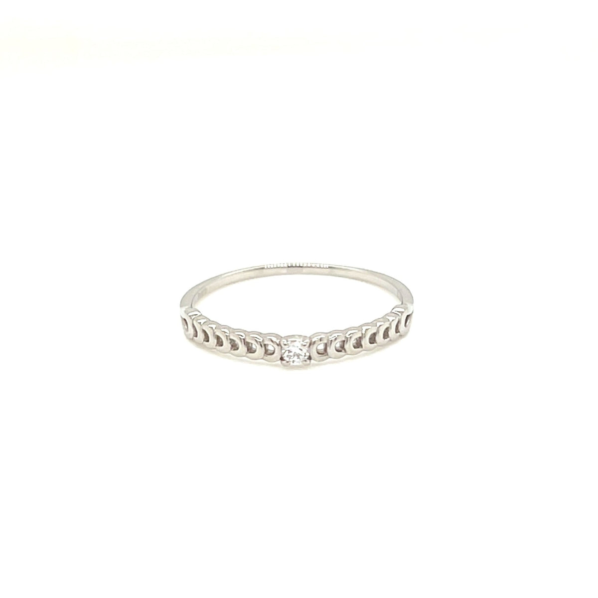 Single Dia Chain Ring 0.03ct - JMW Jewelry Wholesale
