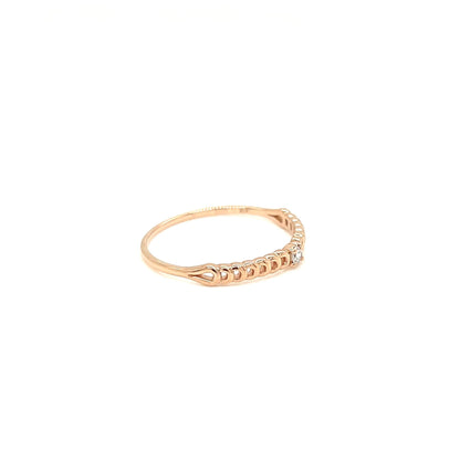 Single Dia Chain Ring 0.03ct - JMW Jewelry Wholesale