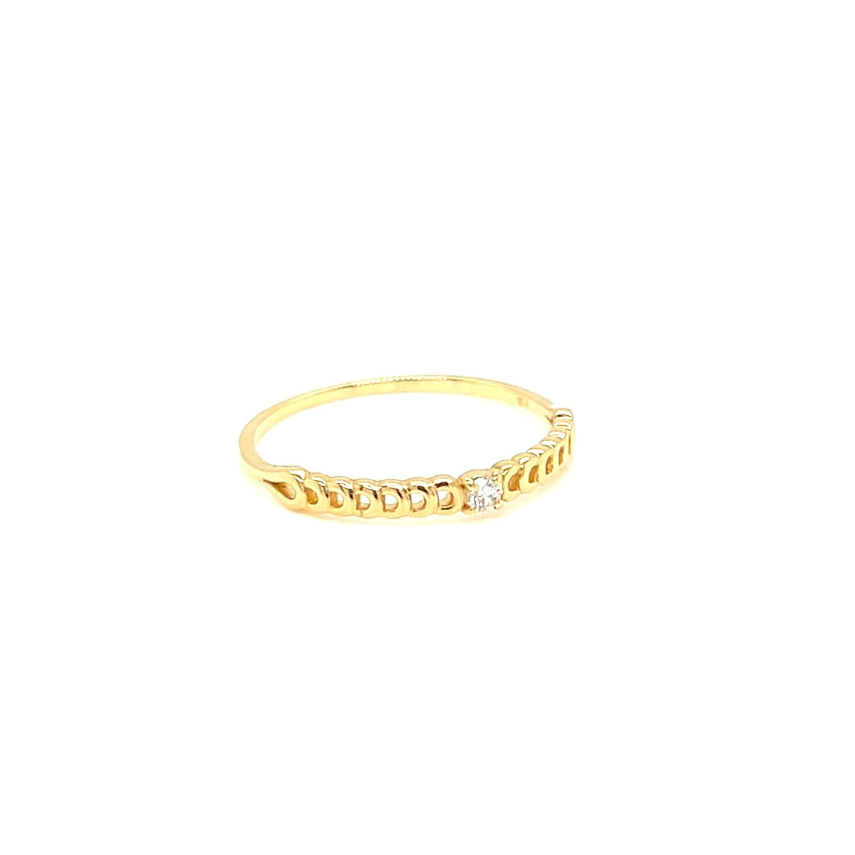 Single Dia Chain Ring 0.03ct - JMW Jewelry Wholesale
