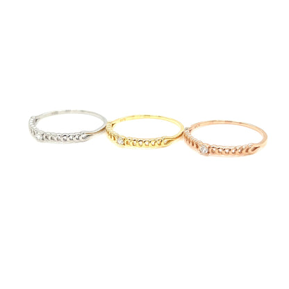Single Dia Chain Ring 0.03ct - JMW Jewelry Wholesale