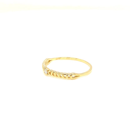 Single Dia Chain Ring 0.03ct - JMW Jewelry Wholesale