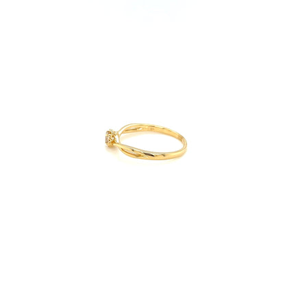 Single Dia Flower Ring 0.12ct - JMW Jewelry Wholesale