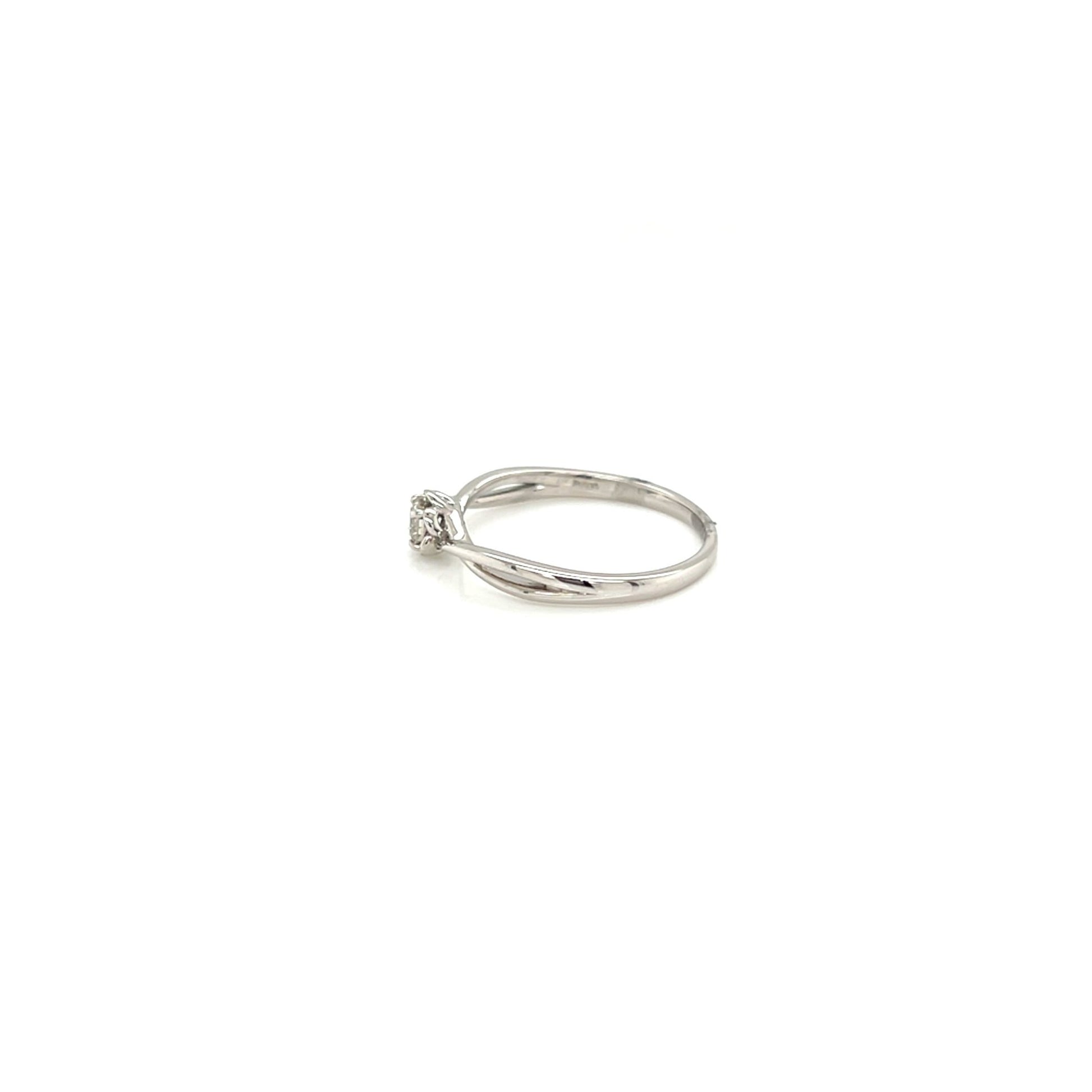Single Dia Flower Ring 0.12ct - JMW Jewelry Wholesale