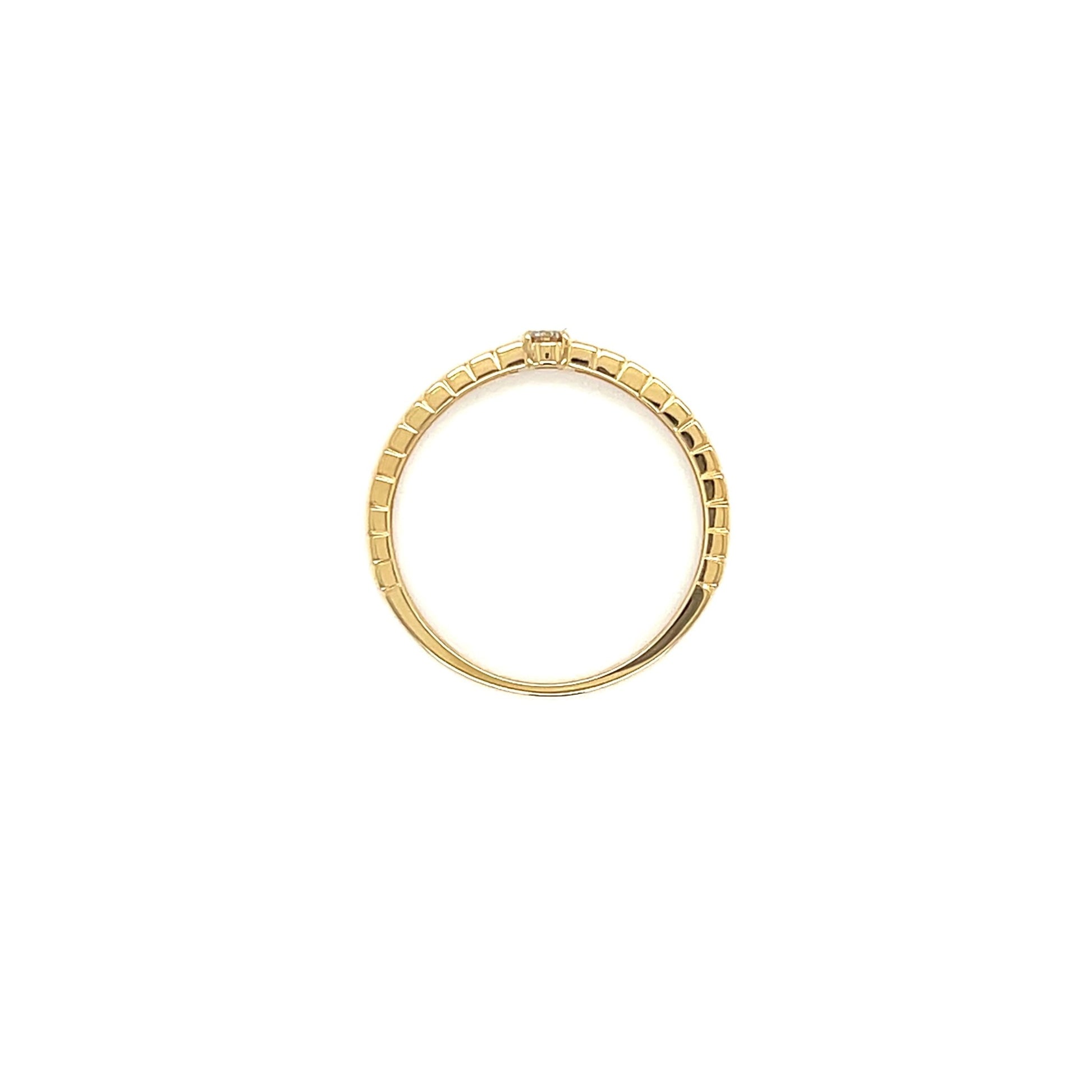 Single Dia Gold Line ring 0.06ct - JMW Jewelry Wholesale