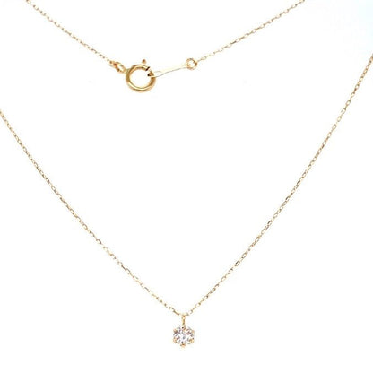 Single Dia Necklace 0.1ct - JMW Jewelry Wholesale