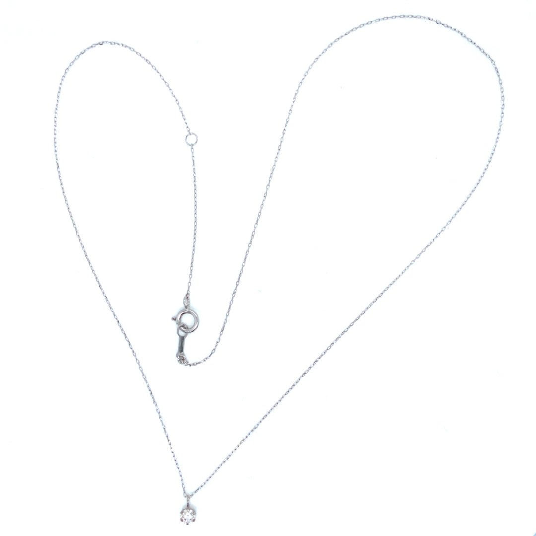 Single Dia Necklace 0.1ct - JMW Jewelry Wholesale