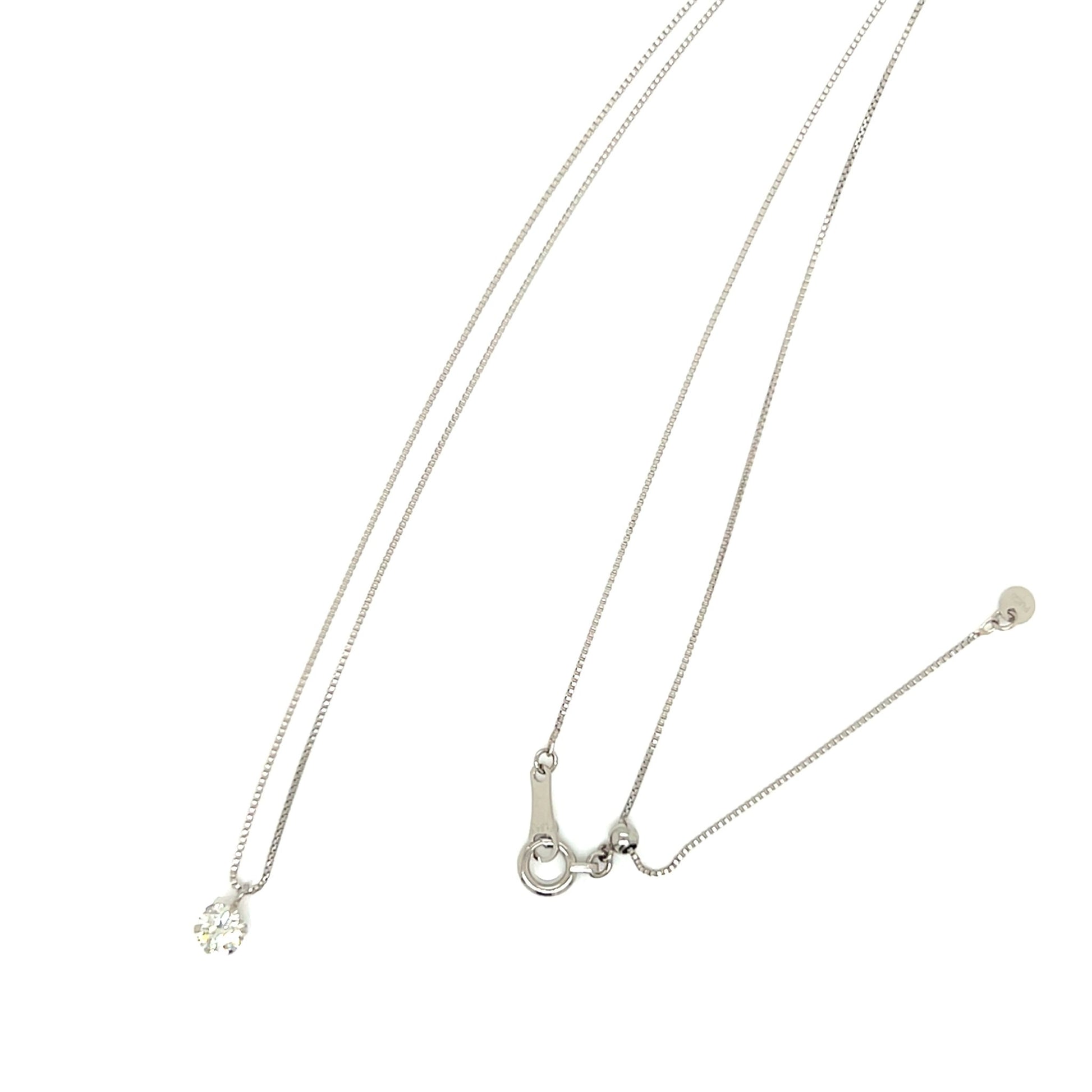 Single Dia Necklace 0.2ct Box S - JMW Jewelry Wholesale