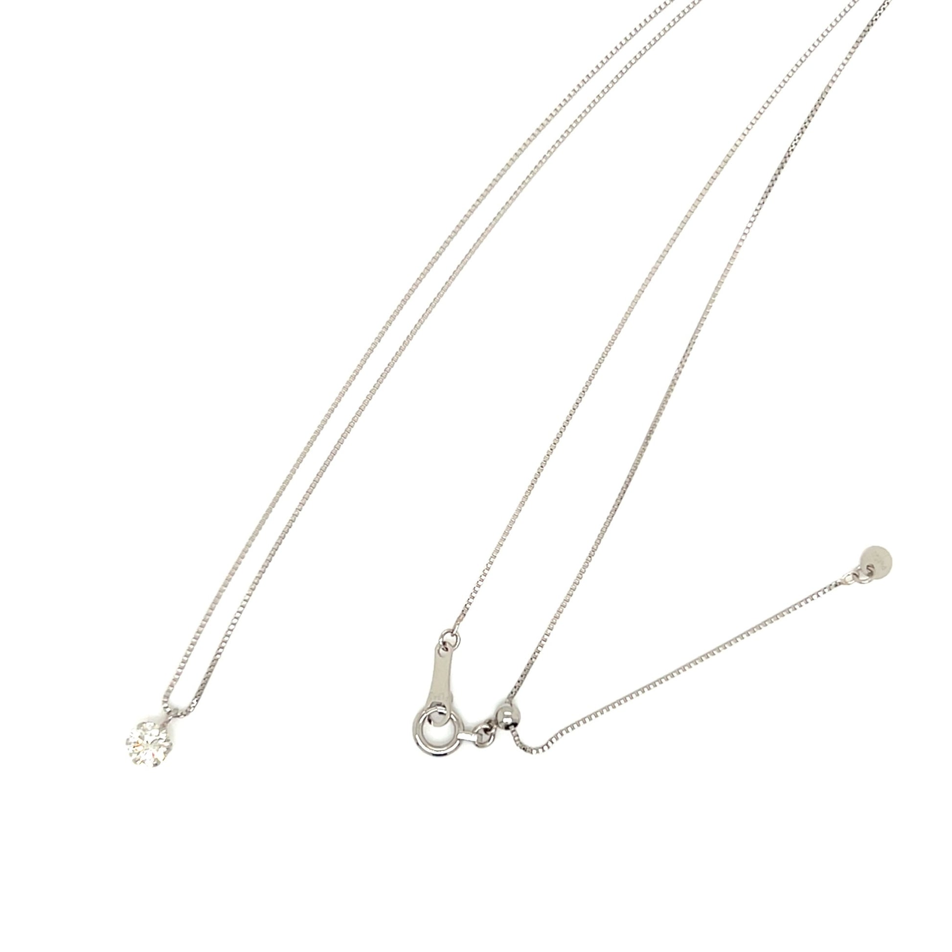 Single Dia Necklace 0.2ct Box S - JMW Jewelry Wholesale