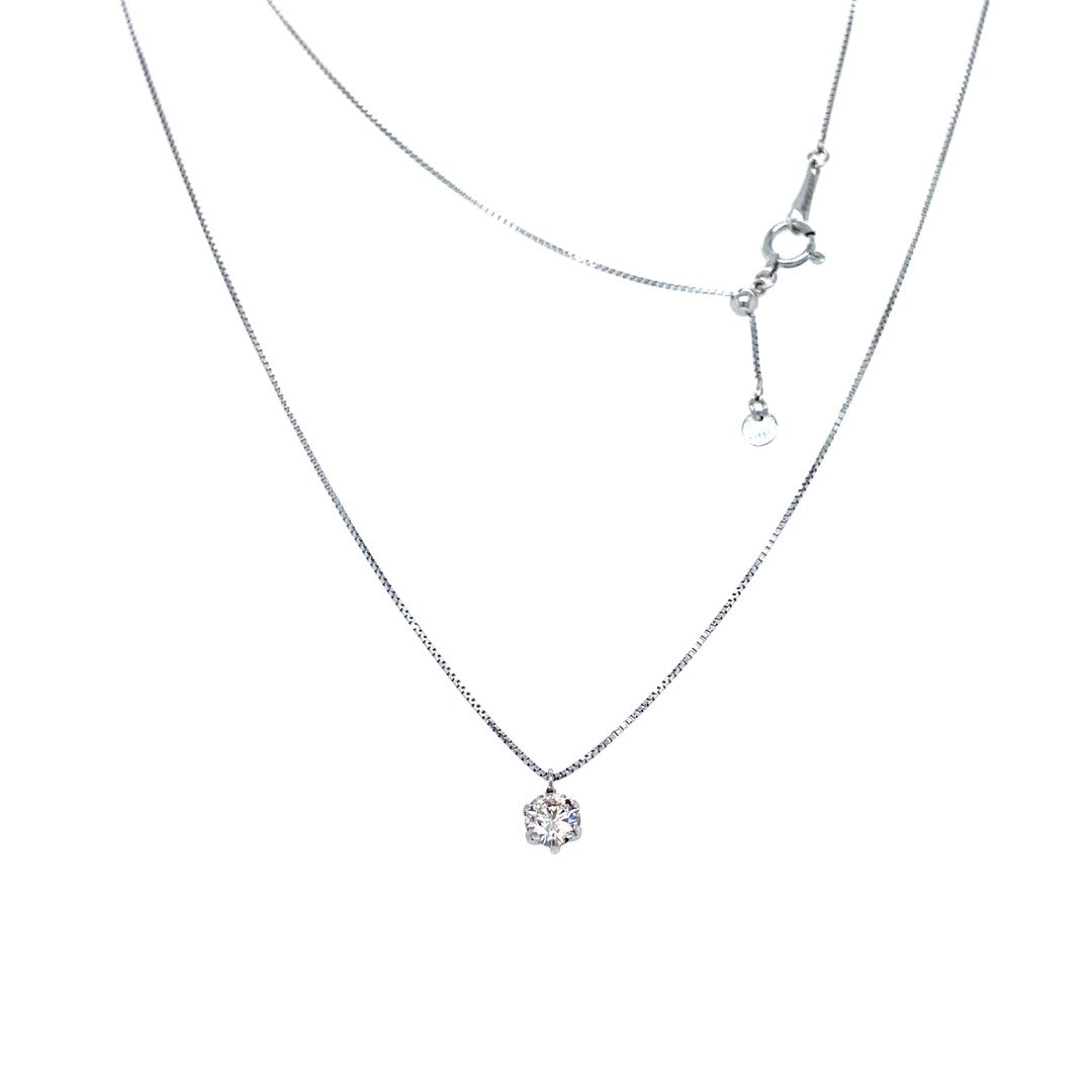 Single Dia Necklace 0.3ct - JMW Jewelry Wholesale