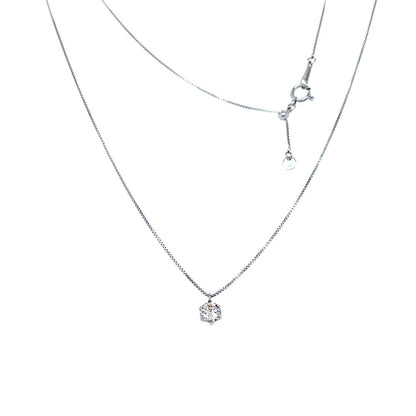 Single Dia Necklace 0.3ct - JMW Jewelry Wholesale
