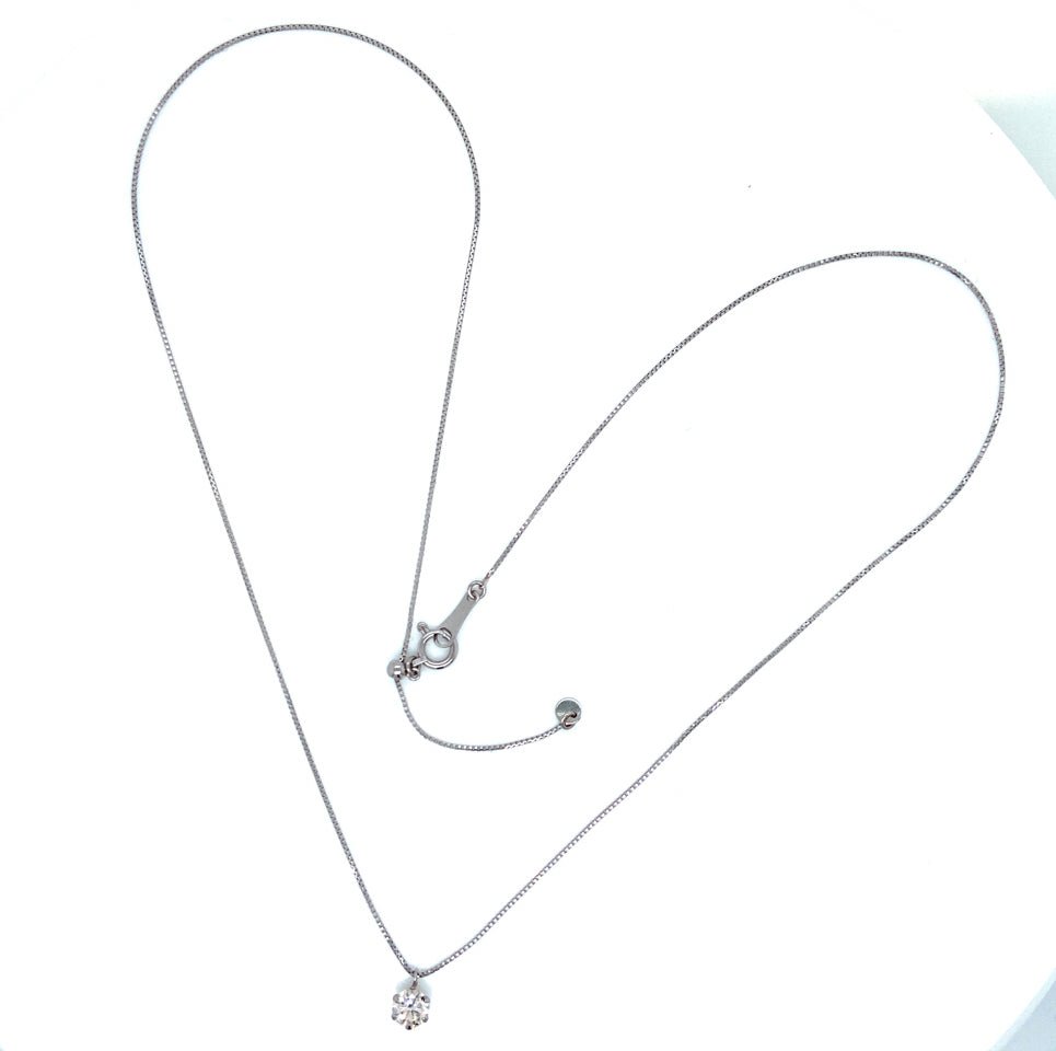 Single Dia Necklace 0.3ct - JMW Jewelry Wholesale