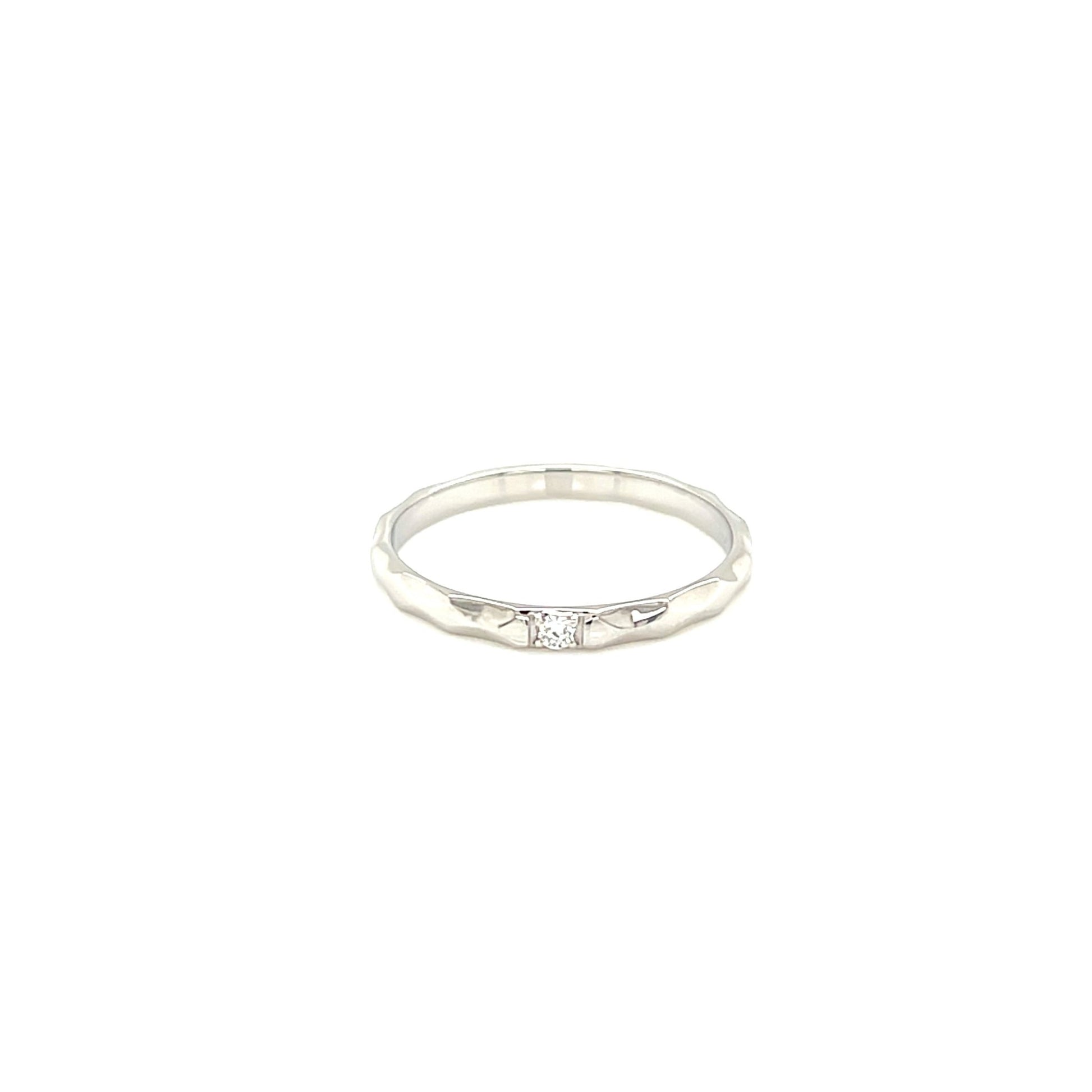 Single Dia Rough ring 0.02ct - JMW Jewelry Wholesale