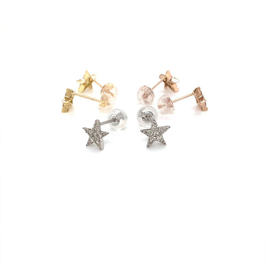 Star Earrings 0.16ct - JMW Jewelry Wholesale