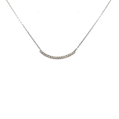 Straight Smile Necklace 0.12ct - JMW Jewelry Wholesale