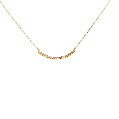 Straight Smile Necklace 0.12ct - JMW Jewelry Wholesale