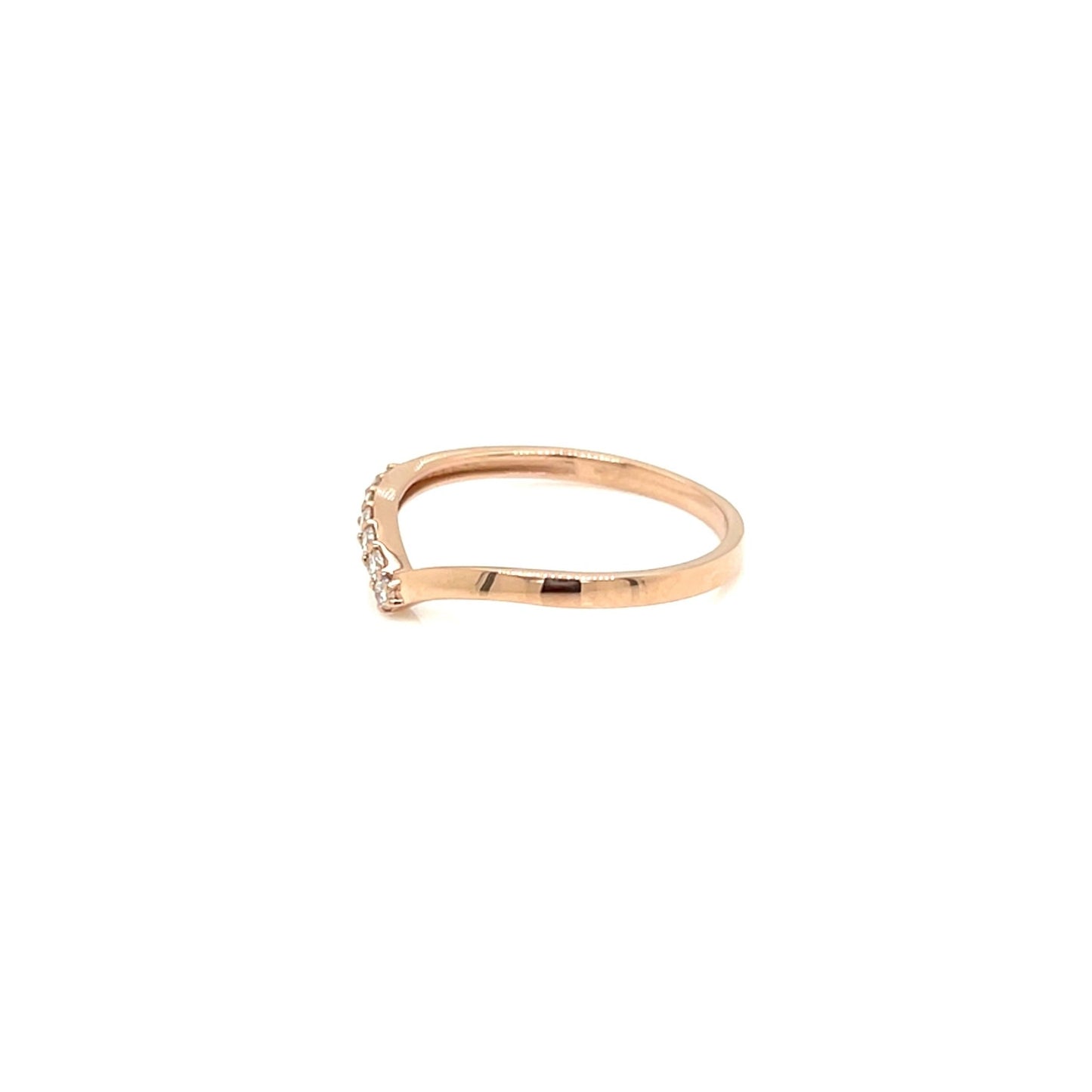 Streamline Half Wave Ring 0.1ct - JMW Jewelry Wholesale