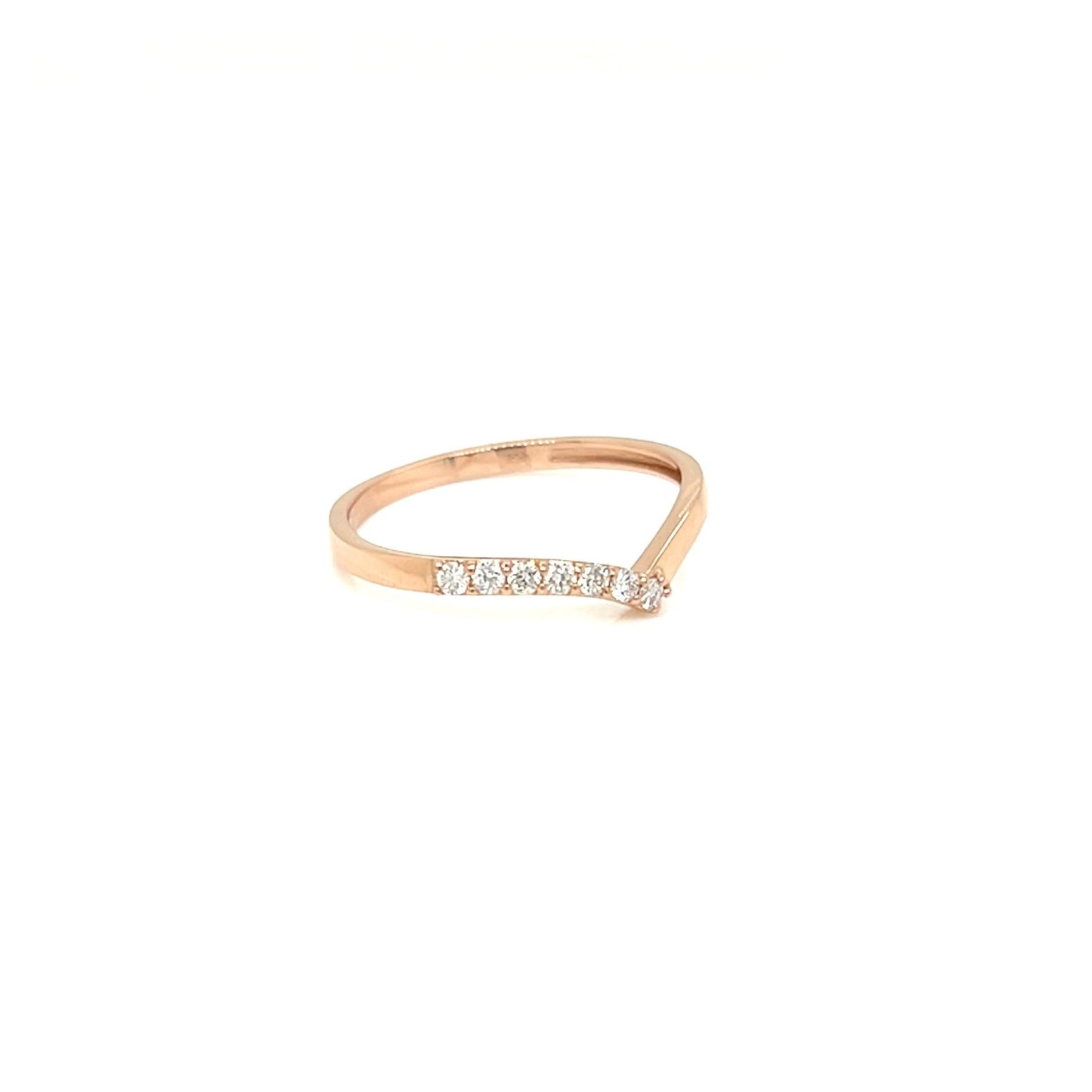Streamline Half Wave Ring 0.1ct - JMW Jewelry Wholesale