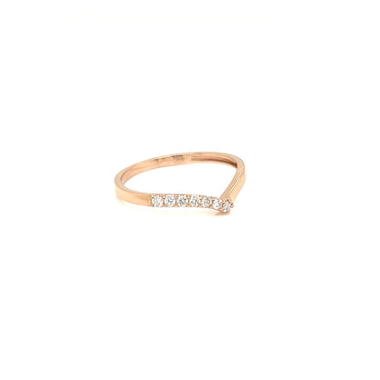 Streamline Half Wave Ring 0.1ct - JMW Jewelry Wholesale