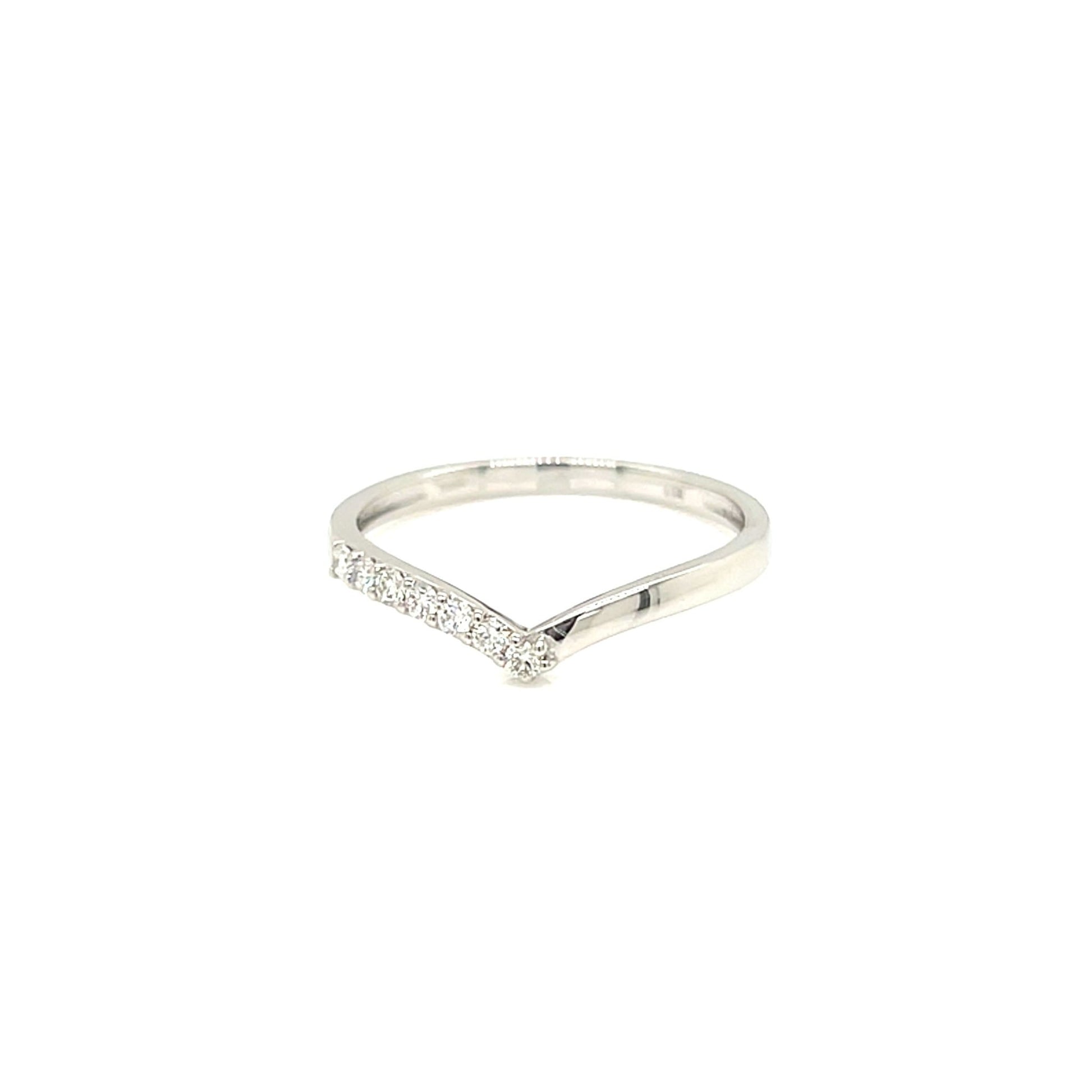 Streamline Half Wave Ring 0.1ct - JMW Jewelry Wholesale